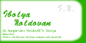 ibolya moldovan business card